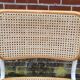 Chaise Cesca modèle b32 en blanc et bois par Marcel Breuer