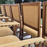 9 armchairs in the Louis XIII style