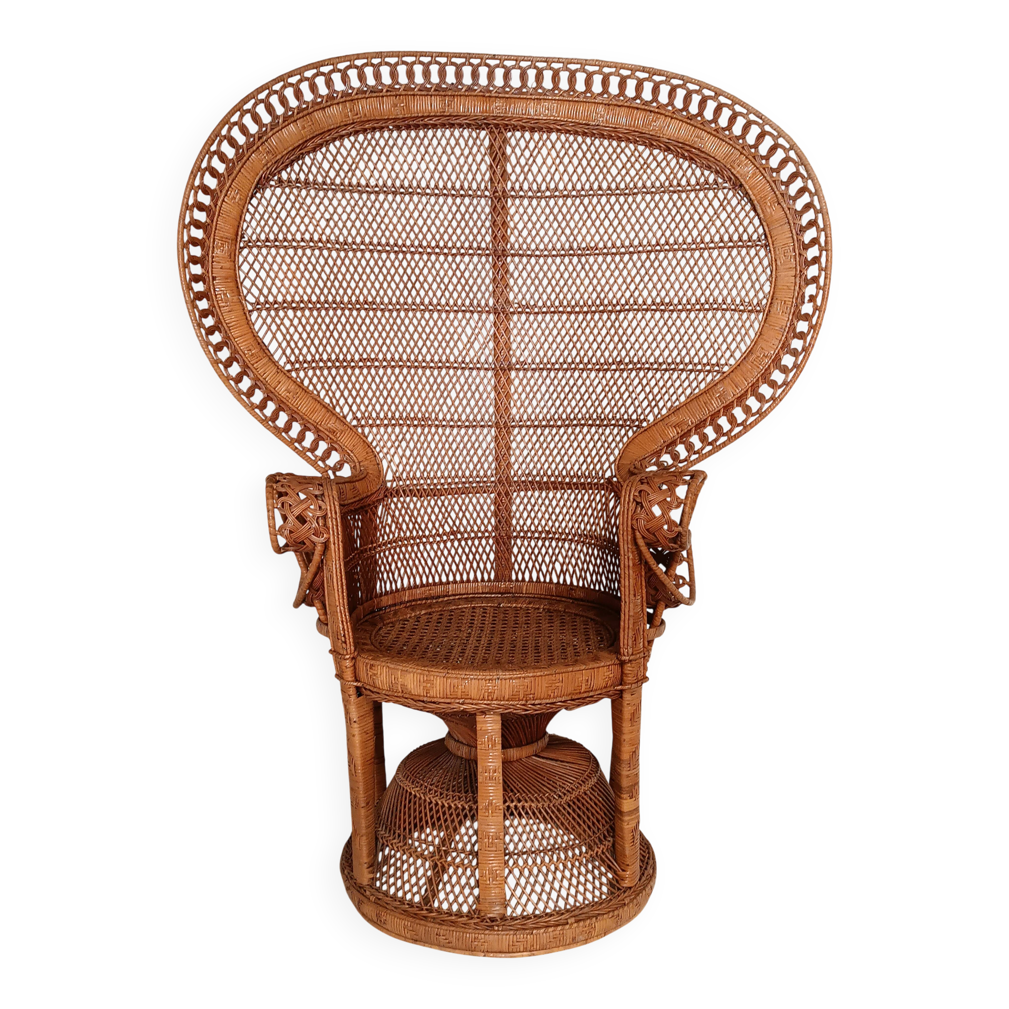 Emmanuelle rattan armchair 1970