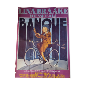 Affiche lina braake gait sauter la banque