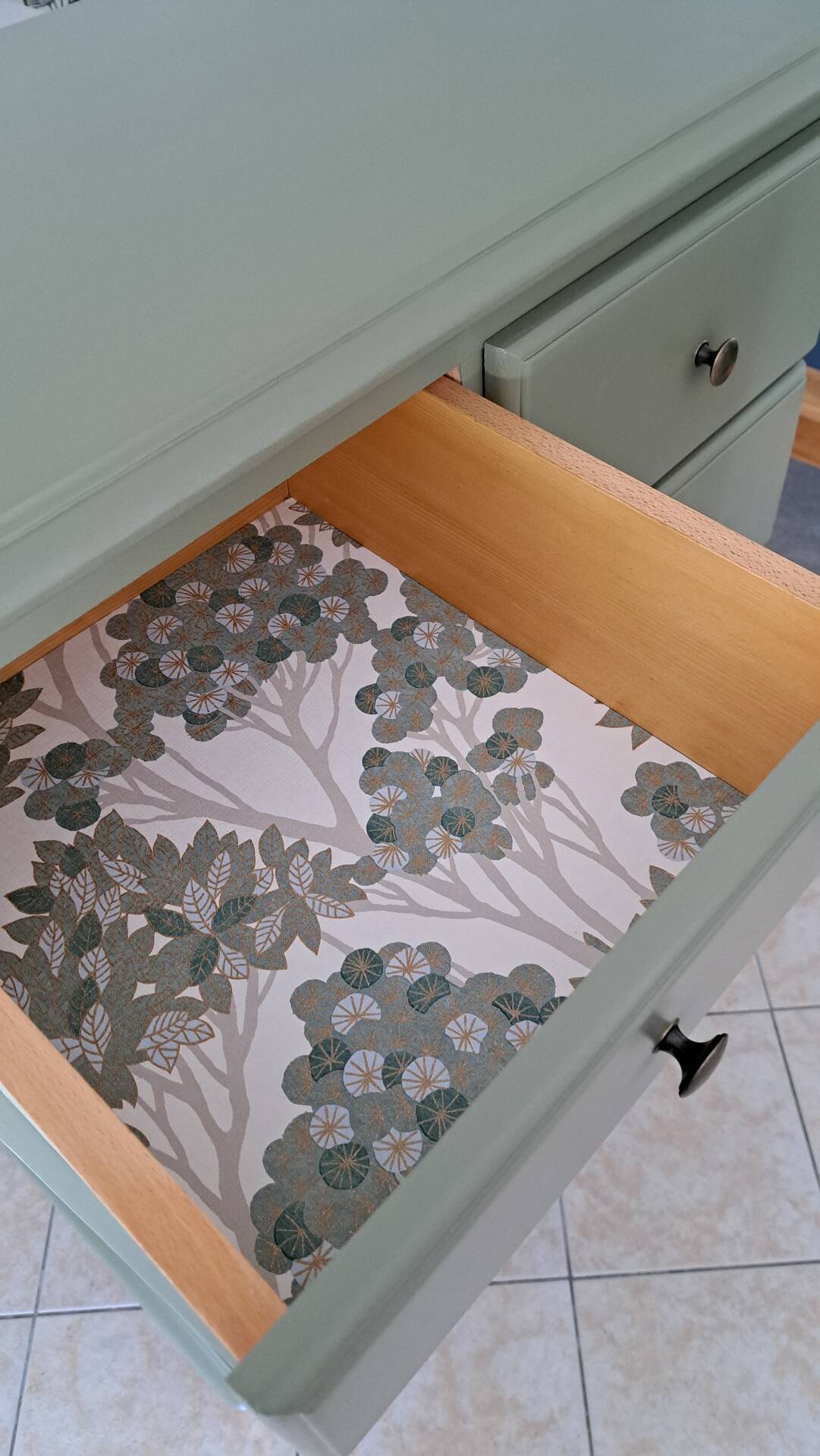 Commode vert Thisted