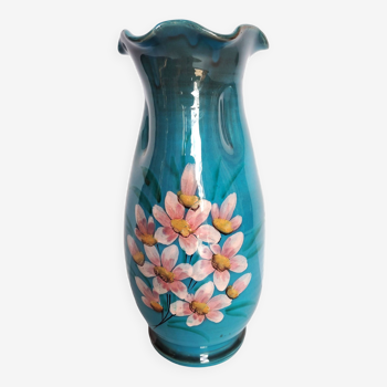 Vallauris blue vase
