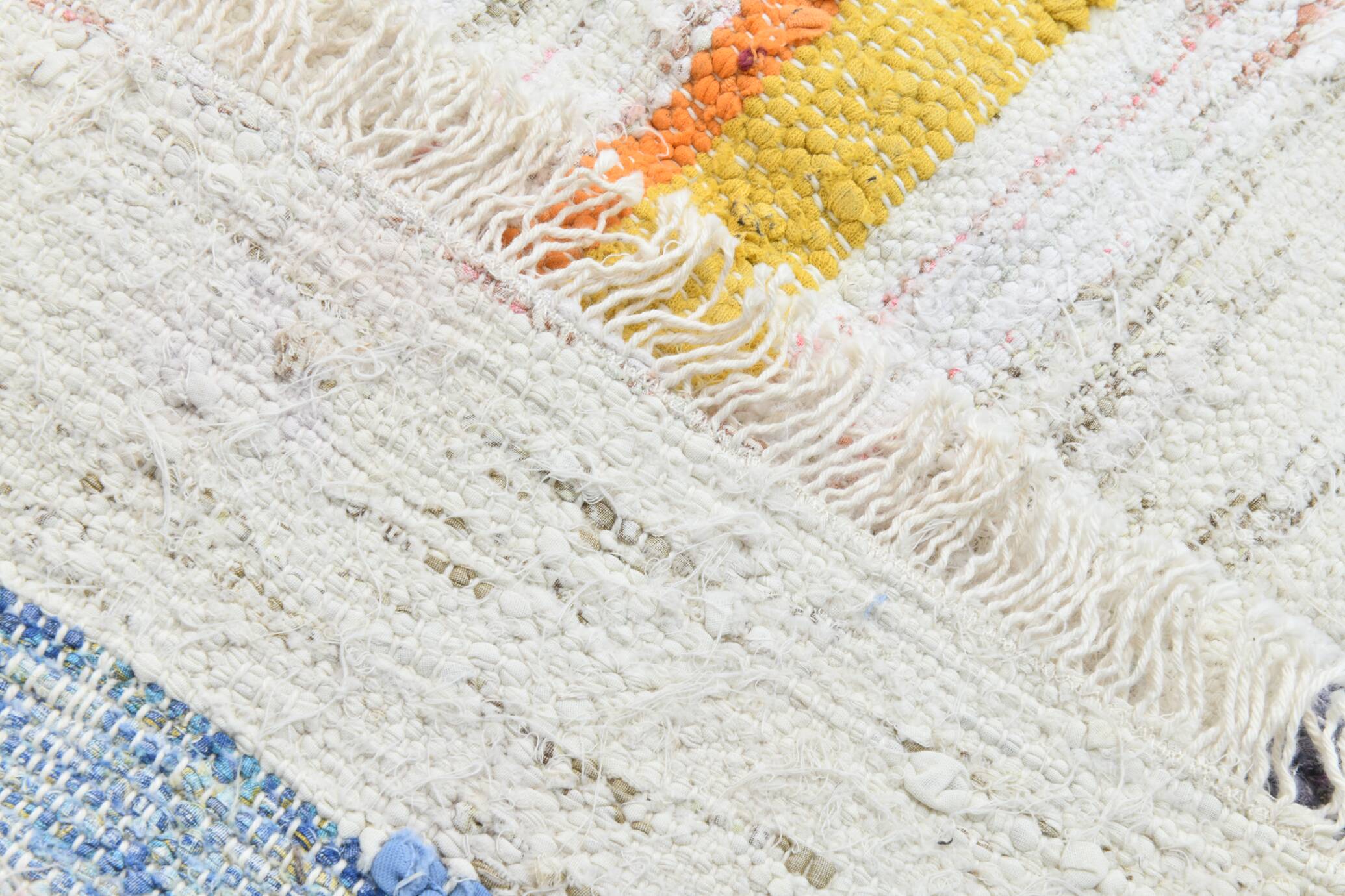 5x8 Colorful Striped Vintage Kilim Rug, 149x238Cm