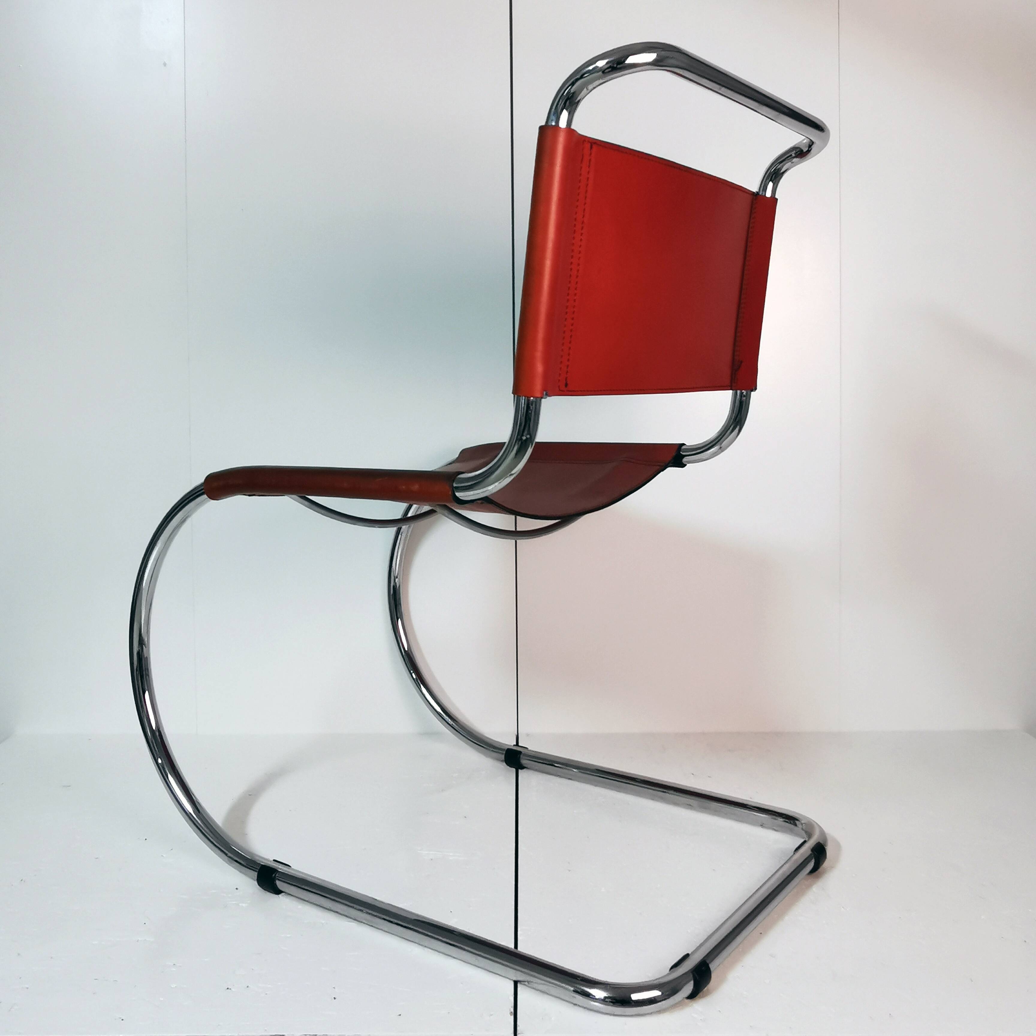 Mies Van Der Rohe MR10 chair for Fasem, 1980