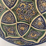 Polychrome Dish Ghotar from Fez Morocco XIX Africa