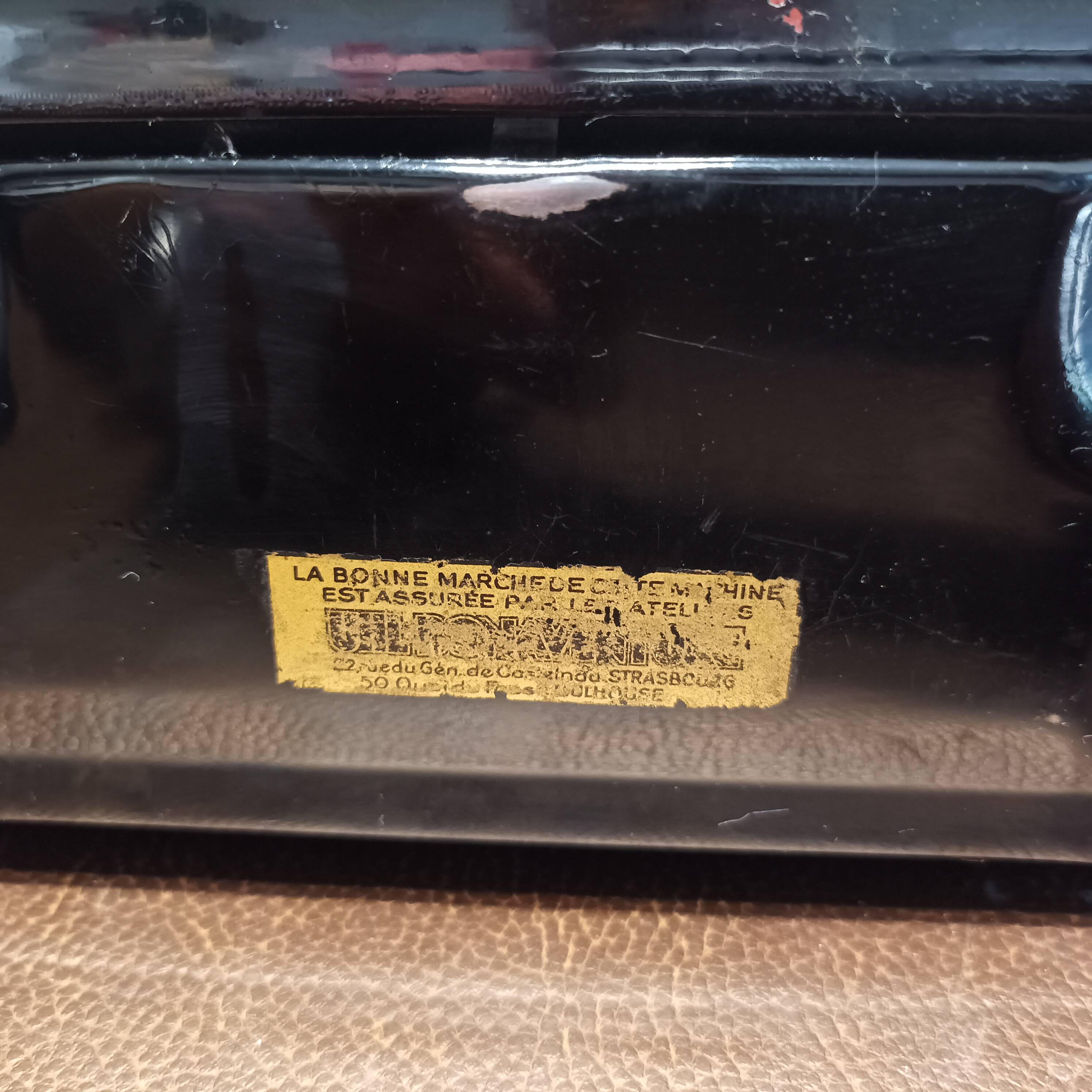 Grome Model N Typewriter, 1940's AZERTY Keyboard (RARE)