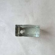 Solifleur block vase Heiner Düsterhaus Walther Glass 1970s