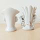 Set of 4 porcelain wedding vases
