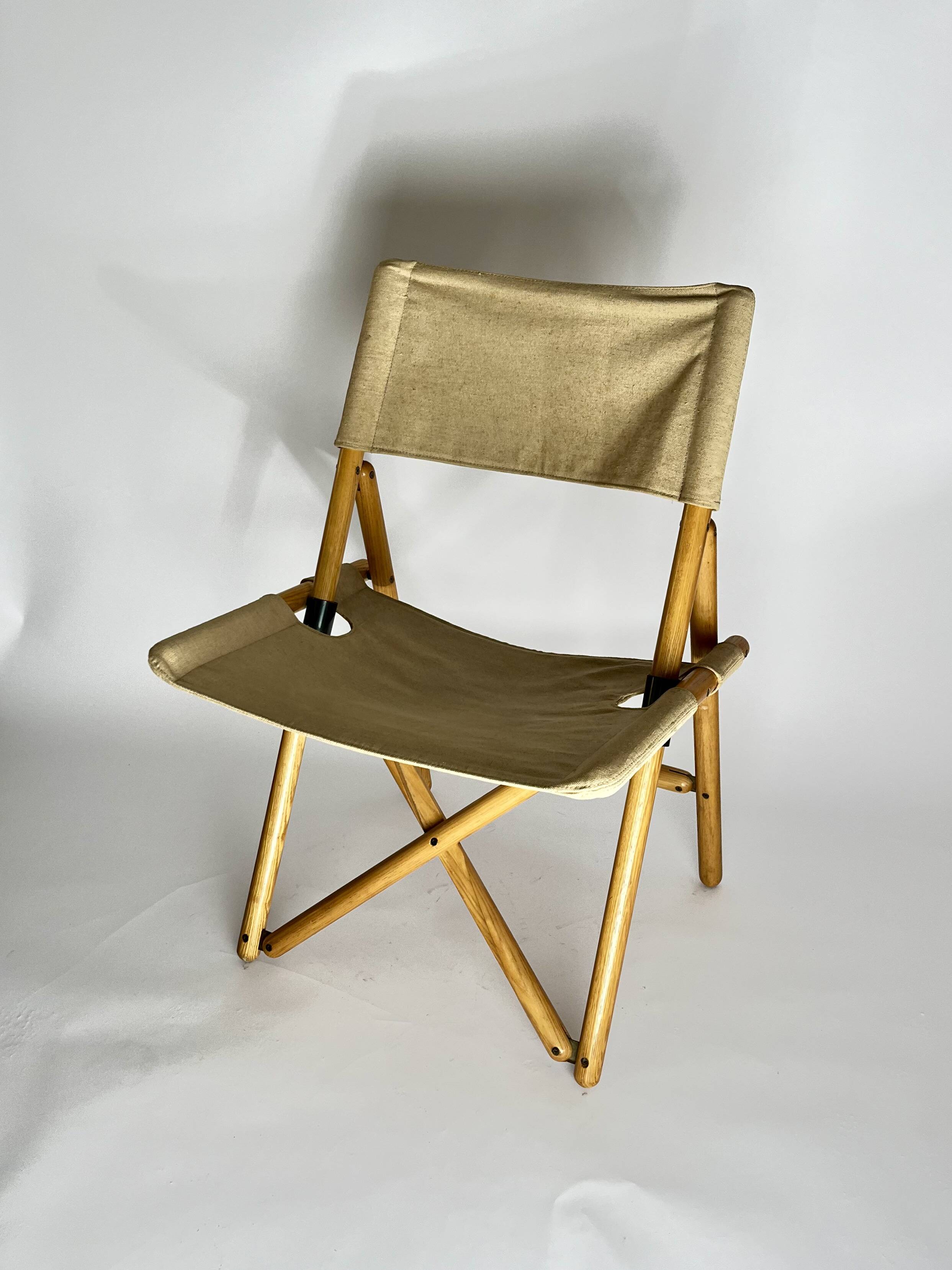 Vintage iconic "Navy" Chair by Sergio Asti for Zanotta, Italy, 1960s
