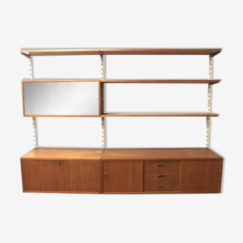 Scandinavian bookcase "Rebus" system in teak, Sweden, Möbel-IKEA 1960