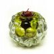 Space Age candle holder, plastic, United Kingdom, 1970s