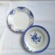 Shallow dish Badonviller and Creil and Montereau blue