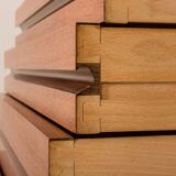 Poul Cadovius 4 bay teak wall unit for Cado, Denmark 1960s