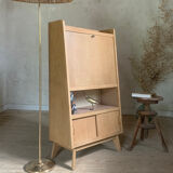 Vintage pyramidal secretary desk and bookcase