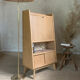 Vintage pyramidal secretary desk and bookcase