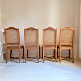 4 chaises cannage