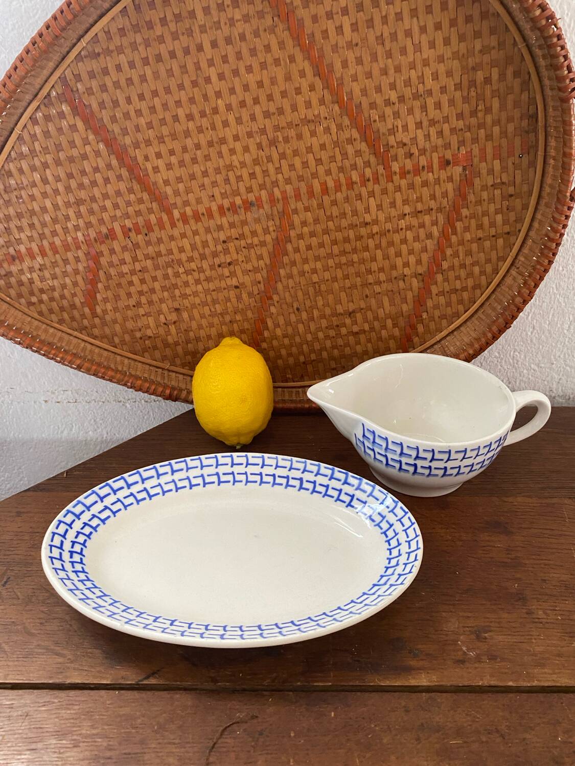 Gien sauce boat Martine model