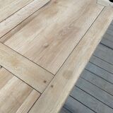 Solid oak monastery table