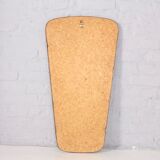 Mosaic and brass mirror  47x87cm