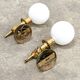 Paire appliques murales vintage en laiton maison Jansen 1950