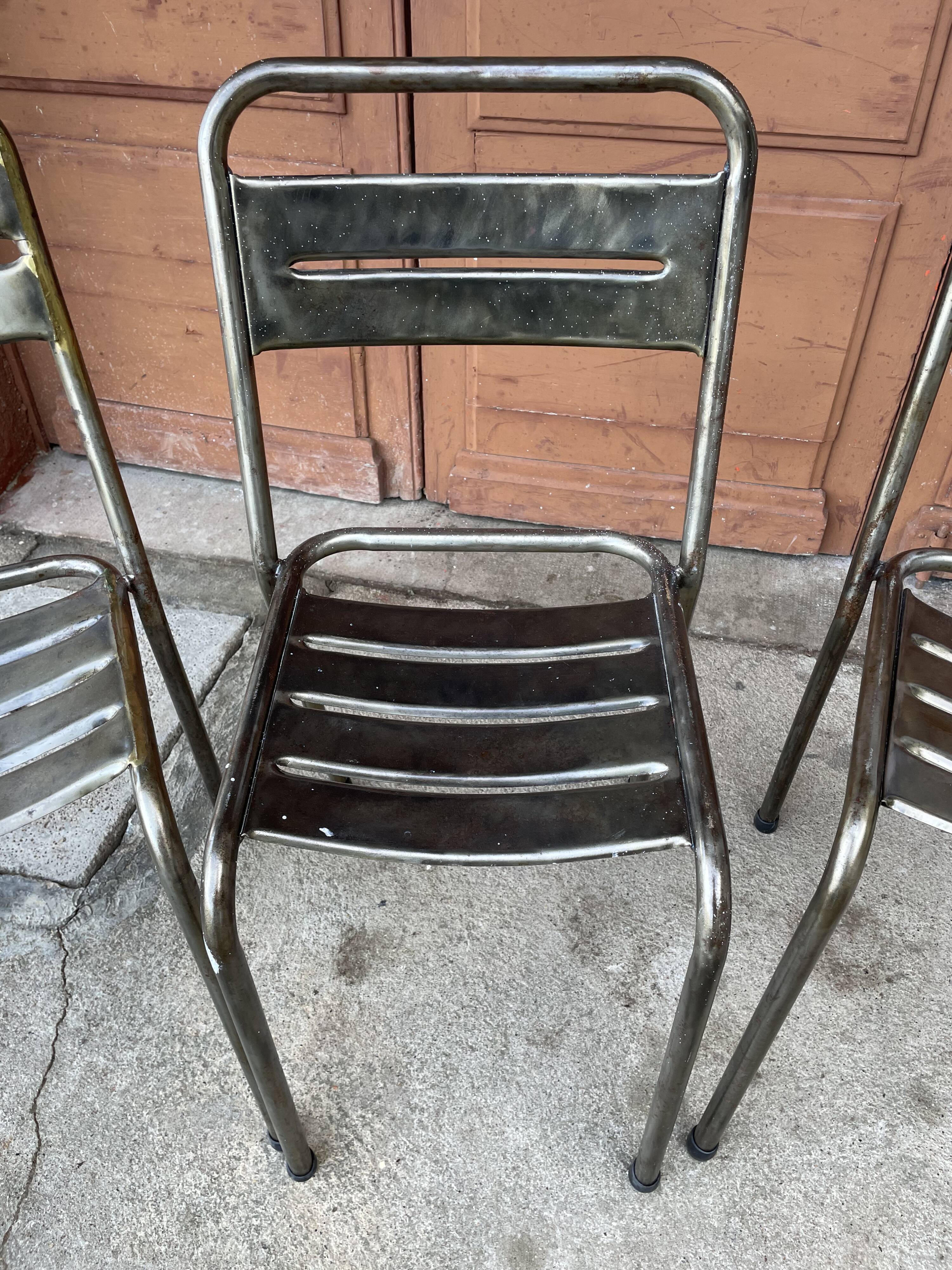 Industrial style table and chairs
