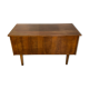 Bureau vintage en bois foncé