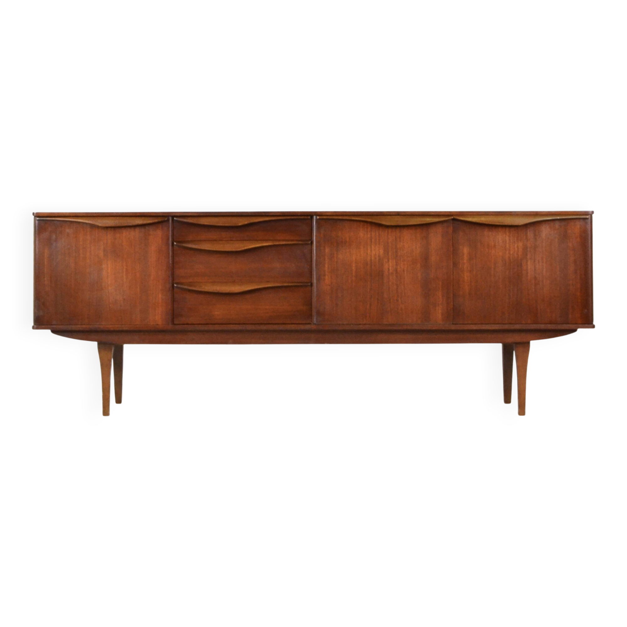 Enfilade en teck des années 50, Long John par Stonehill