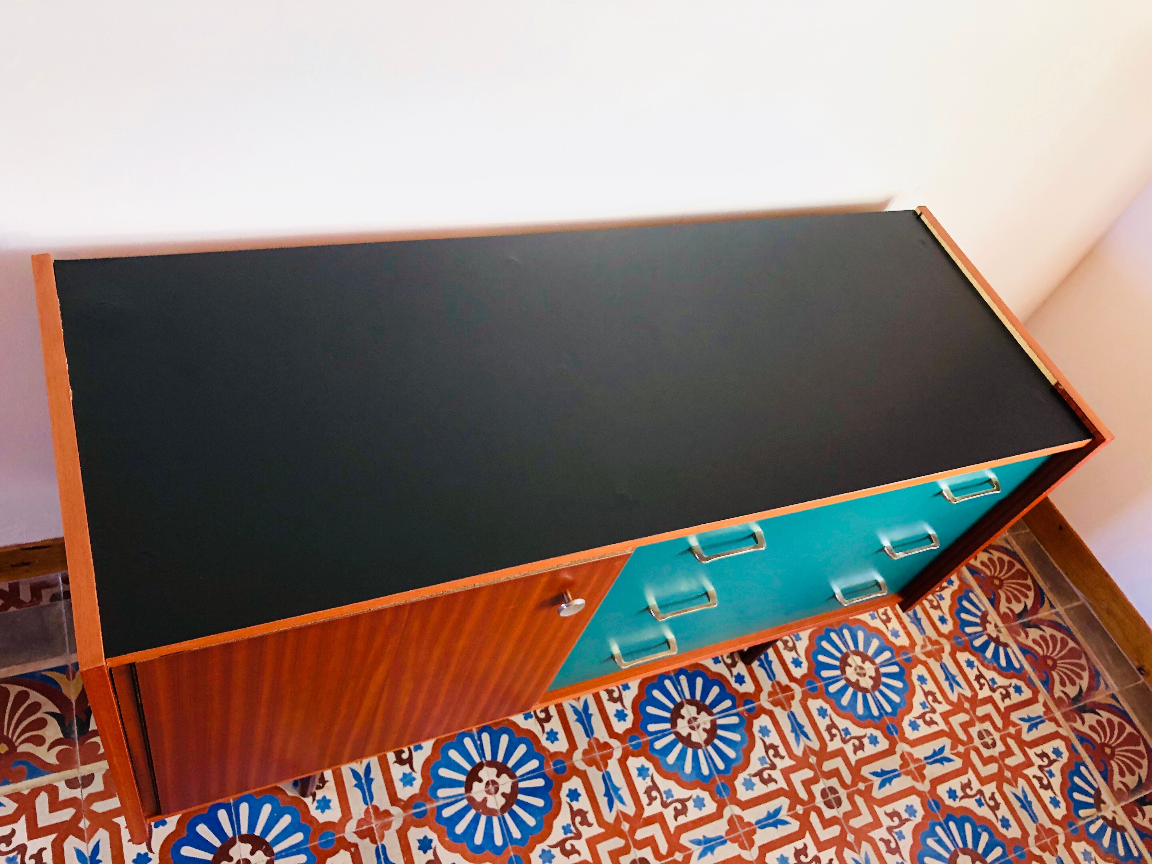 Vintage teak dresser