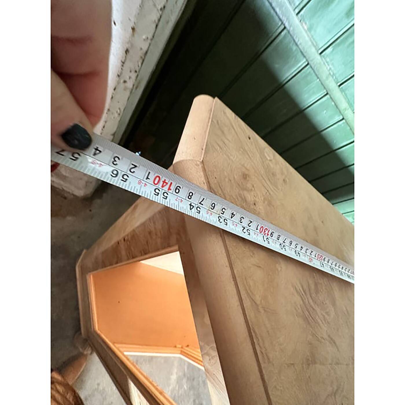 Italian Natural Cabinet With Briar Drawer