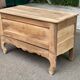 18th-century stripped chest in solid walnut