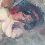 Huile sur toile / nu années 1900-20