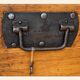 19th Century Domed Travel Trunk – Wood, Brass, Leather – Restored