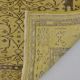 Tapis floral Oushak jaune