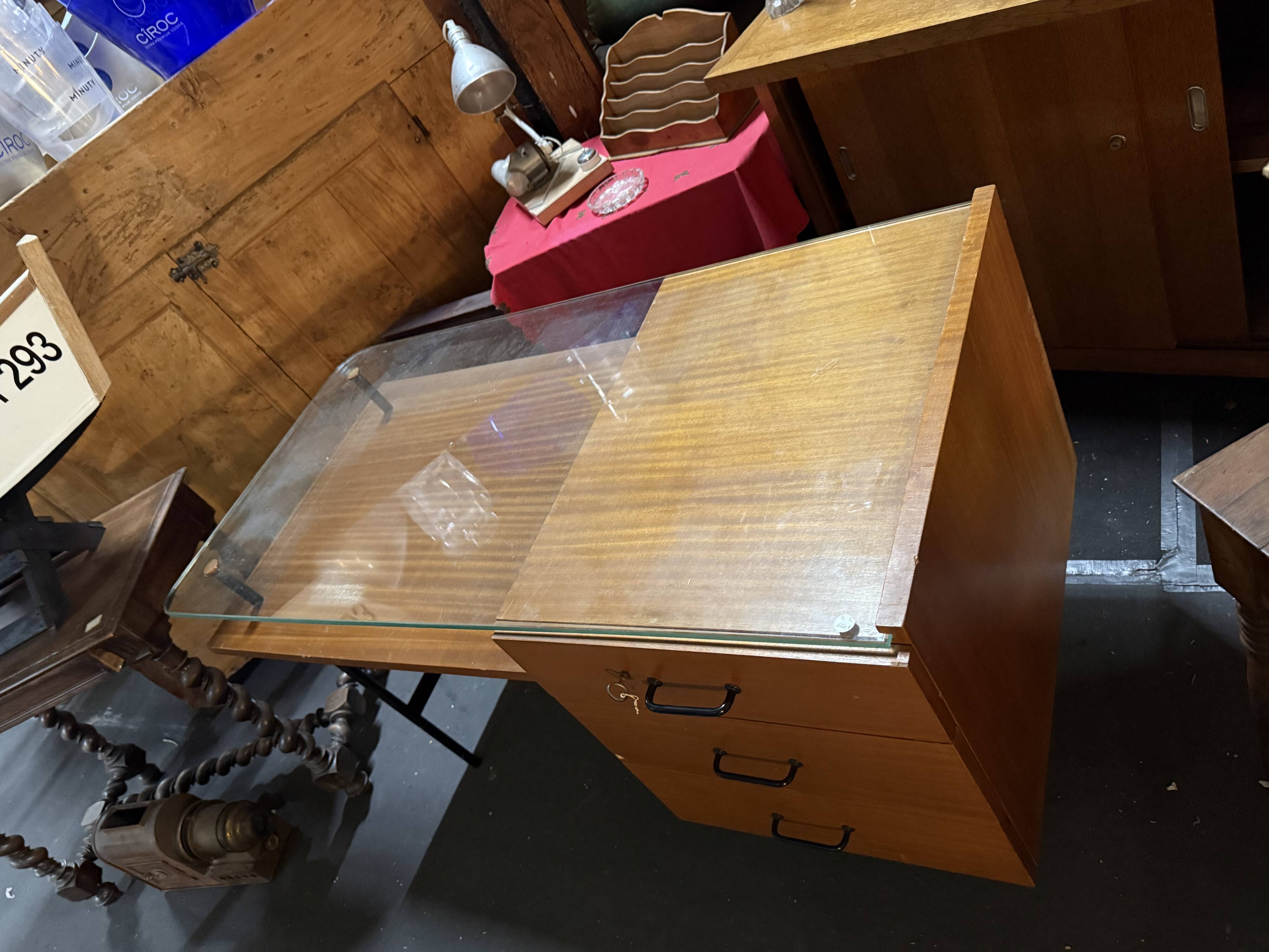 Desk in the style of Jacques Hitier