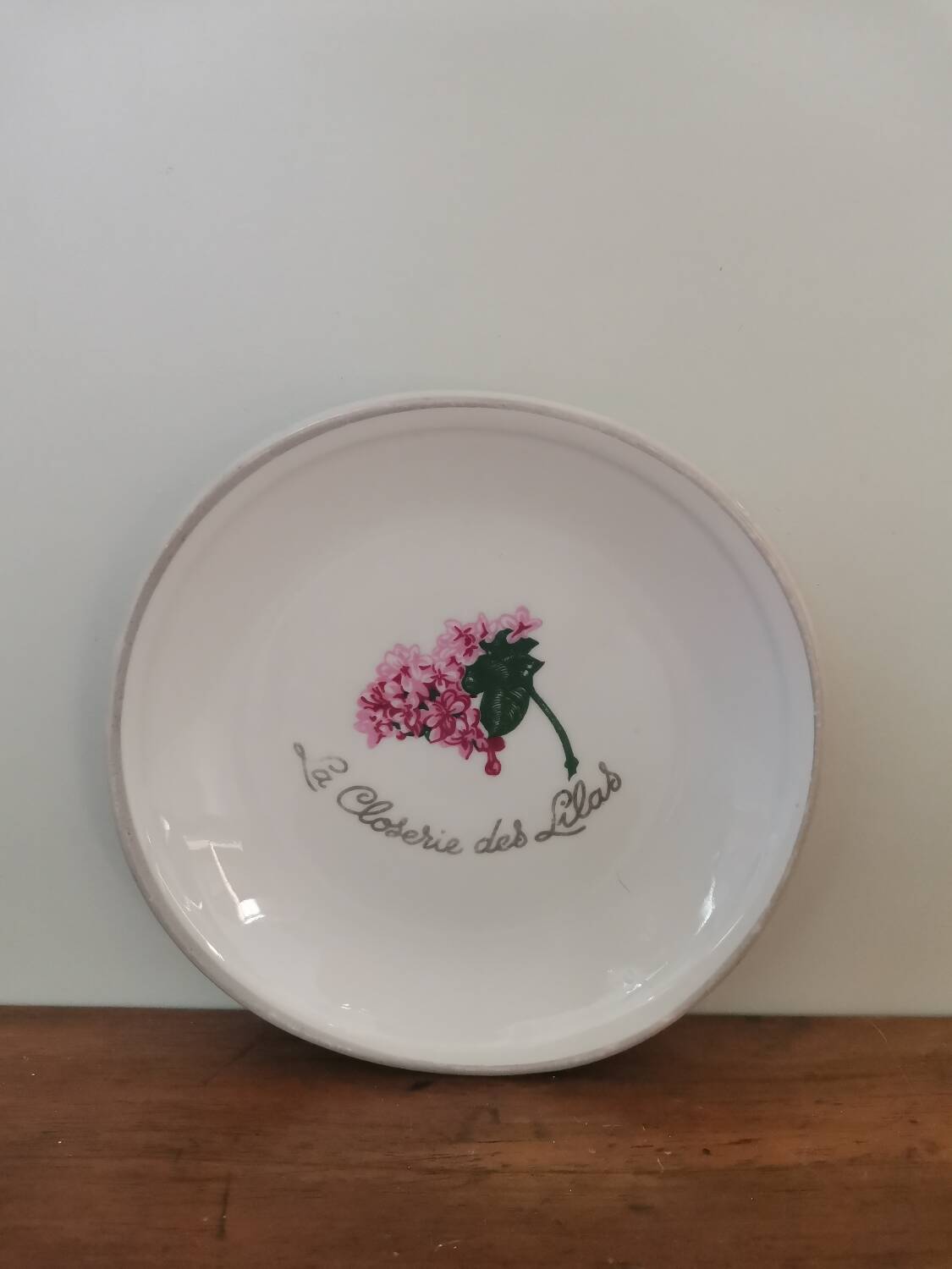 Plate cup La Closerie des Lilas vintage flower pattern France pillivuyt