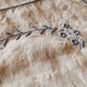 Pair of antique linen pillowcases with monogram