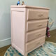 Commode vintage rose