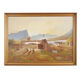 Painting „The Riverside Camp”, Scandinavian design, 19th century, by Vilhelm Oskar Engström