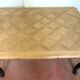 Regency style table in patinated oak Allonges a l'Italian 20th century