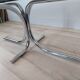 70s oval coffee table