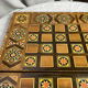 Jeu d’échec et de backgammon, coffret en marqueterie