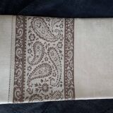 Damask linen tablecloth