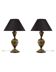 Pair of Murano glass table lamps, Italy, 1950s.