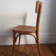 Chaise bistrot en bois clair
