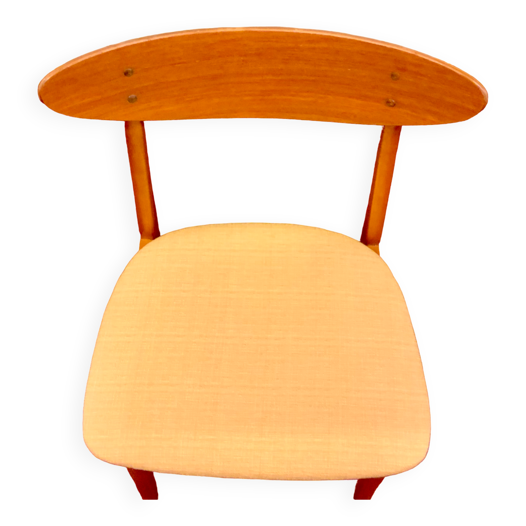 Scandinavian chairs 1960s/70s in solid beech and teak