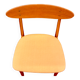 Scandinavian chairs 1960s/70s in solid beech and teak