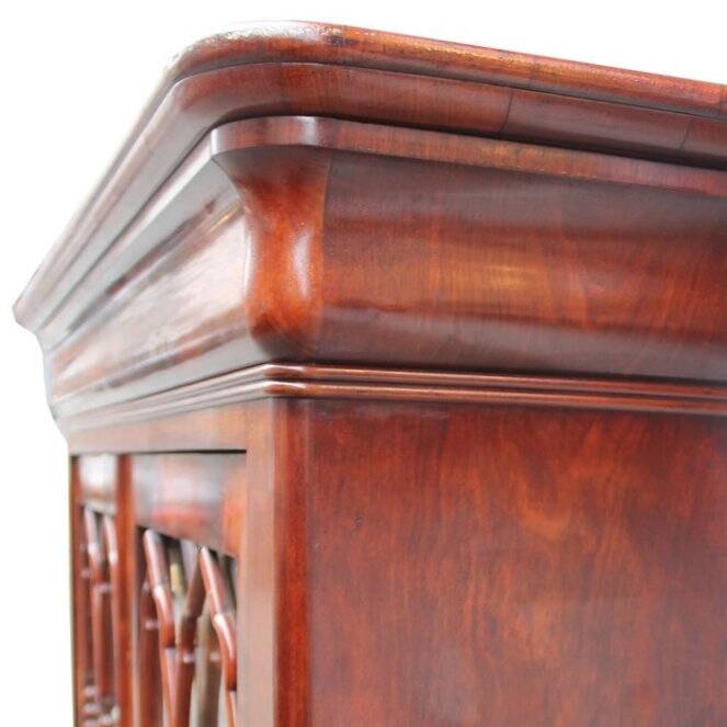 Louis Philippe period bookcase Display in mahogany - English work 19th