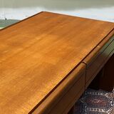 Coffee table with 2 tables in teak - 70s