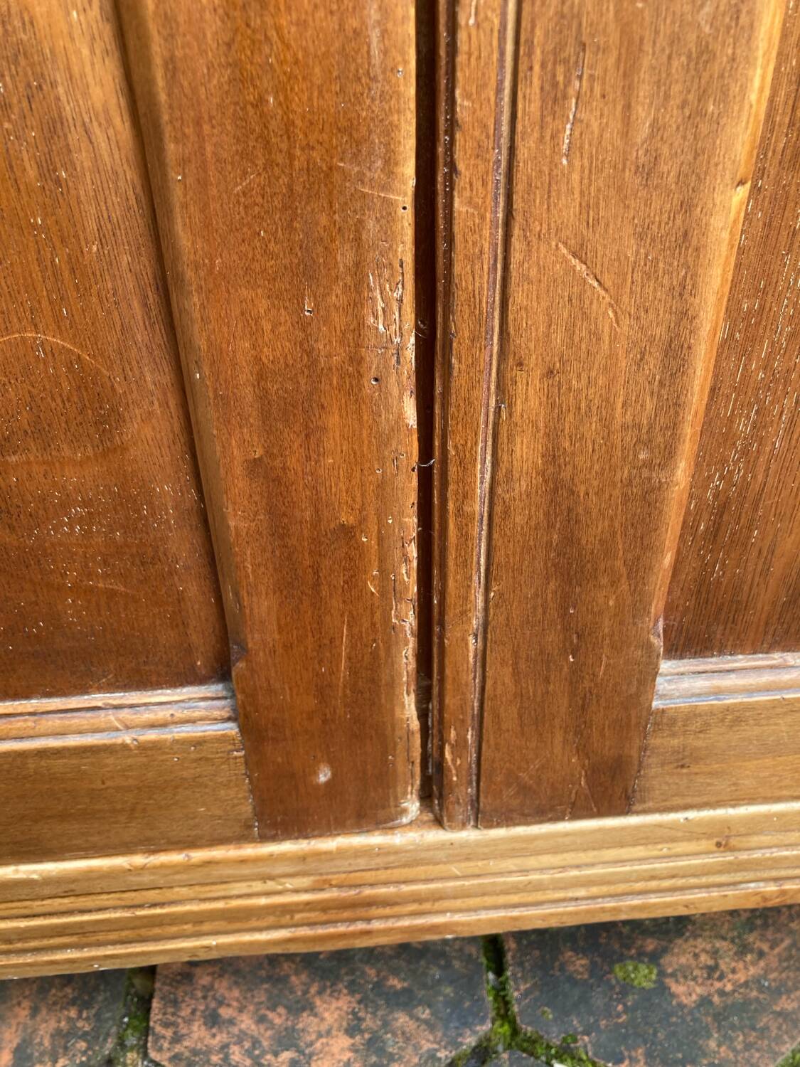 Small antique wardrobe in Art Deco style