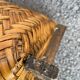 Basket with lided bamboo from Asia